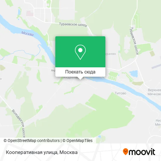 Карта Кооперативная улица