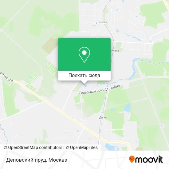 Карта Деповский пруд