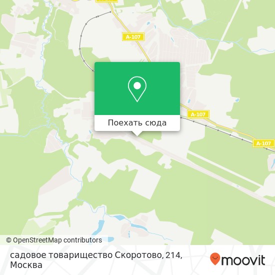 Карта садовое товарищество Скоротово, 214