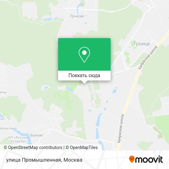 Карта улица Промышленная