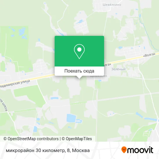 Карта микрорайон 30 километр, 8