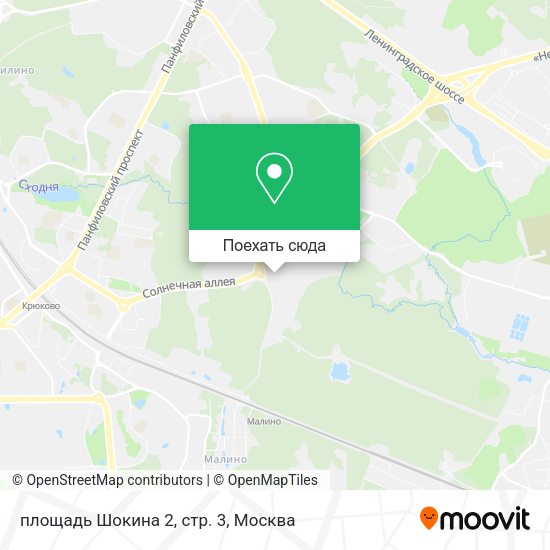 Карта площадь Шокина 2, стр. 3