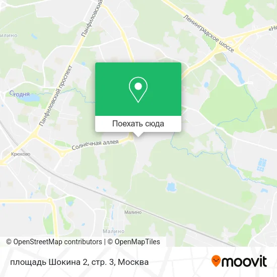 Карта площадь Шокина 2, стр. 3