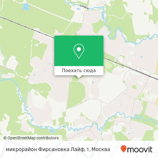 Карта микрорайон Фирсановка Лайф, 1