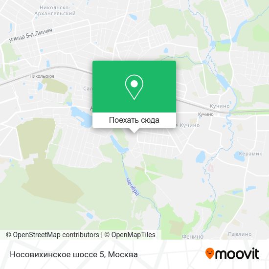 Карта Носовихинское шоссе 5