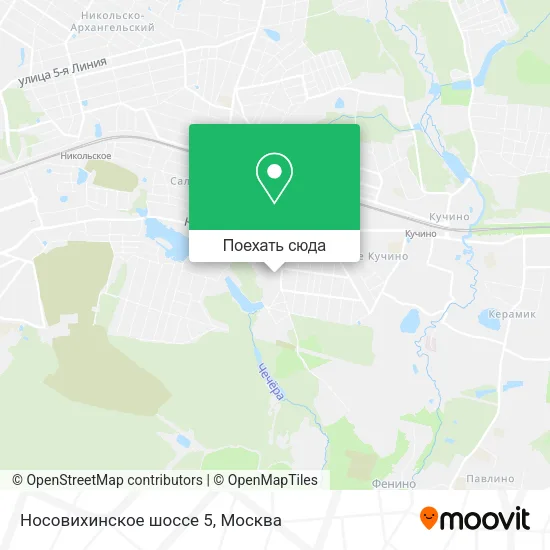 Карта Носовихинское шоссе 5