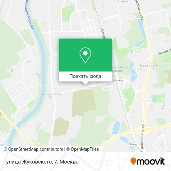 Карта улица Жуковского, 7