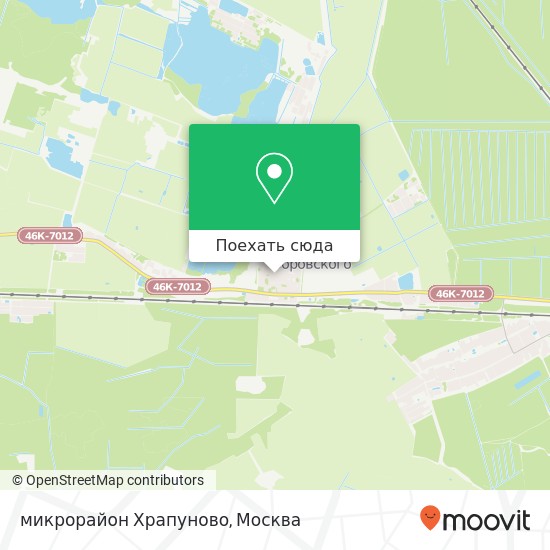 Карта микрорайон Храпуново
