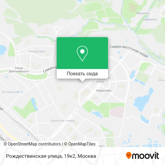 Карта Рождественская улица, 19к2