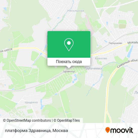 Карта платформа Здравница