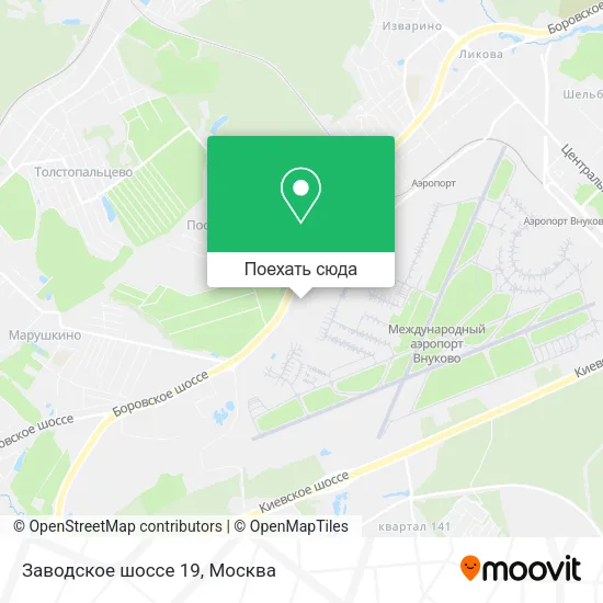Карта Заводское шоссе 19
