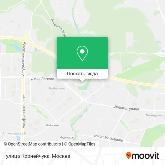 Карта улица Корнейчука