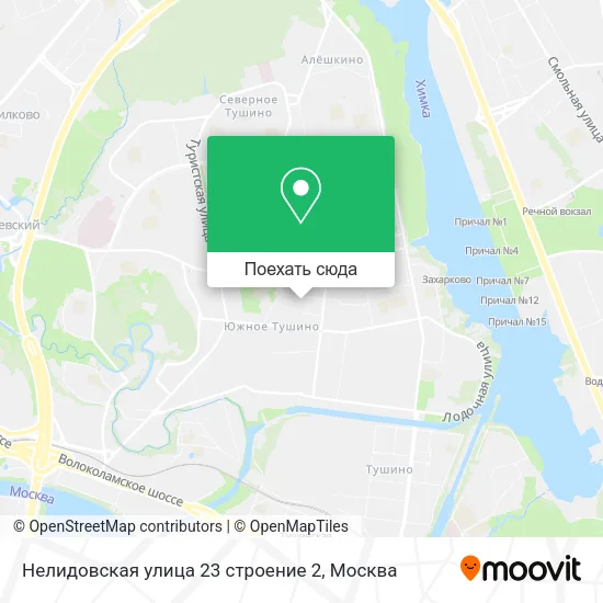 Карта Нелидовская улица 23 строение 2