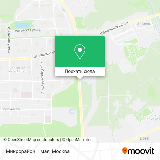 Карта Микрорайон 1 мая