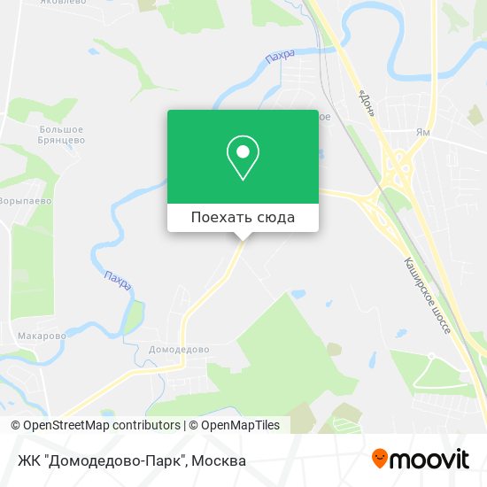Карта ЖК "Домодедово-Парк"