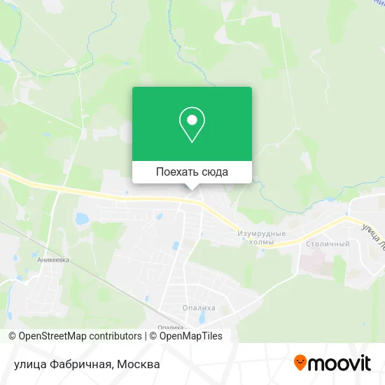 Карта улица Фабричная