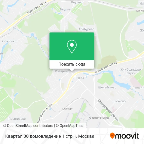 Карта Квартал 30 домовладение 1 стр.1