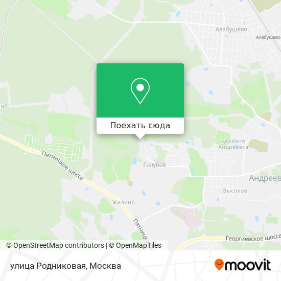 Карта улица Родниковая