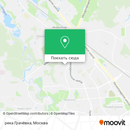 Карта река Грачёвка