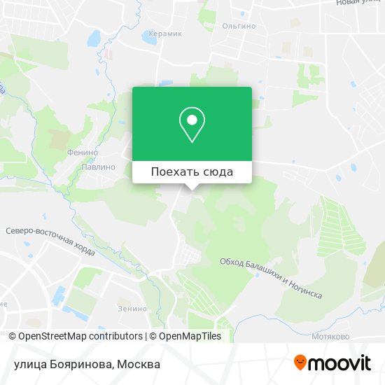 Карта улица Бояринова