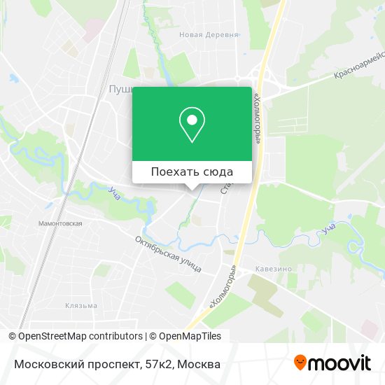Карта Московский проспект, 57к2