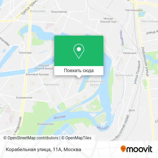 Карта Корабельная улица, 11А