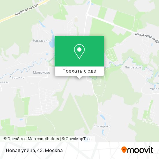 Карта Новая улица, 43