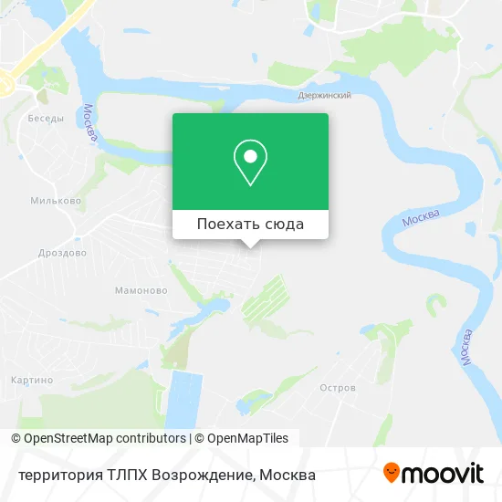 Карта территория ТЛПХ Возрождение