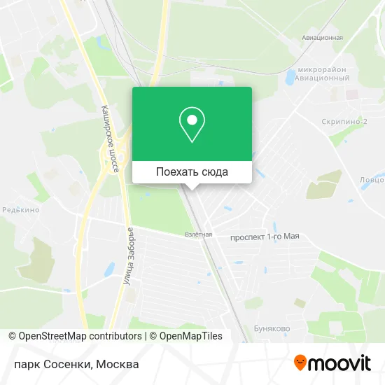 Карта парк Сосенки