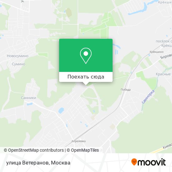 Карта улица Ветеранов