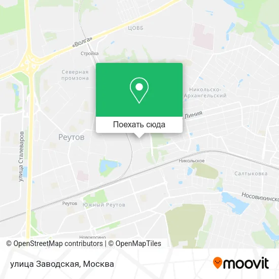 Карта улица Заводская