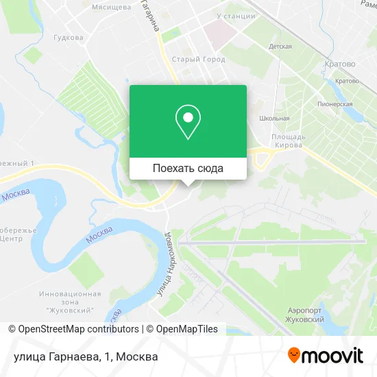 Карта улица Гарнаева, 1