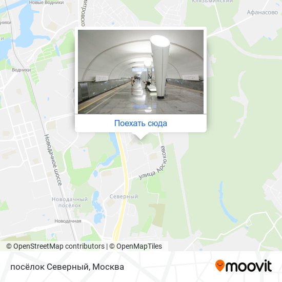 Карта посёлок Северный