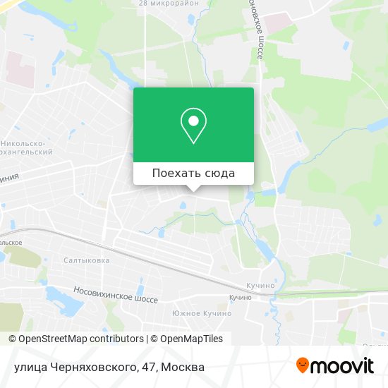 Карта улица Черняховского, 47