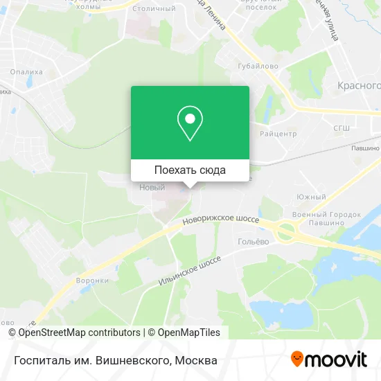 Карта Госпиталь им. Вишневского