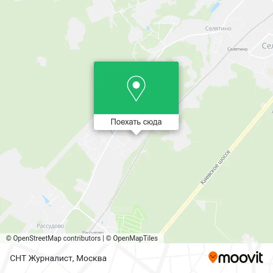 Карта СНТ Журналист