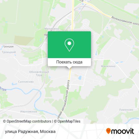 Карта улица Радужная