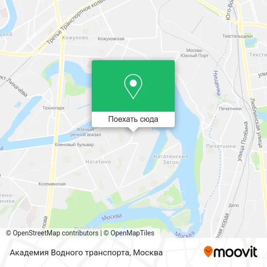 Карта Академия Водного транспорта