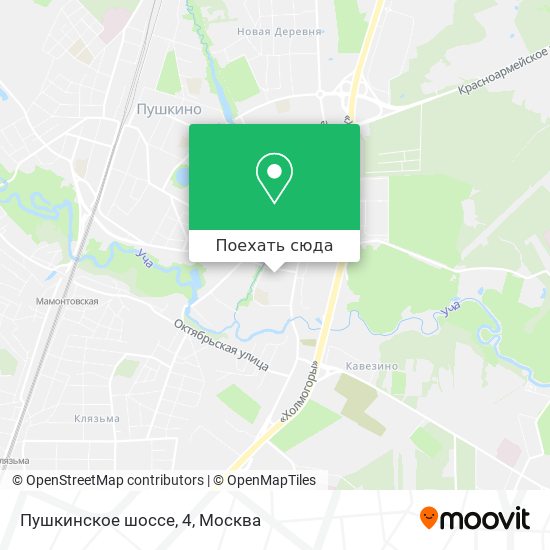 Карта Пушкинское шоссе, 4