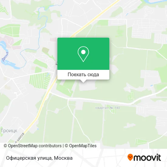 Карта Офицерская улица