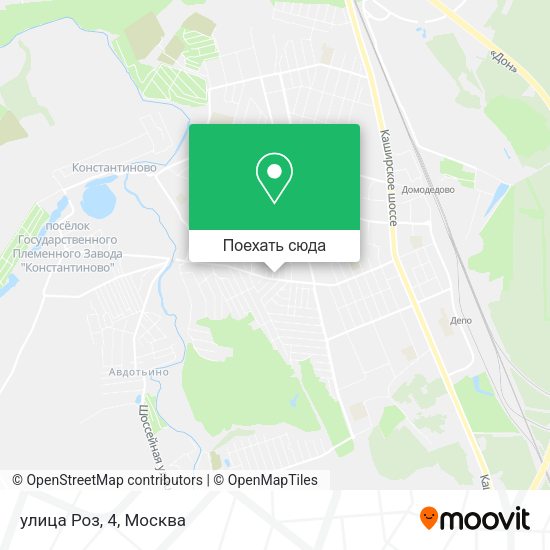 Карта улица Роз, 4