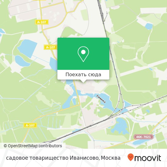 Карта садовое товарищество Иванисово