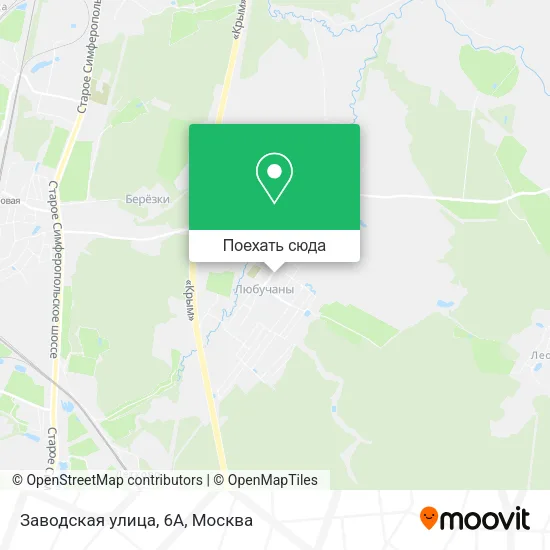 Карта Заводская улица, 6А
