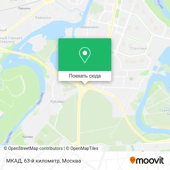 Карта МКАД, 63-й километр