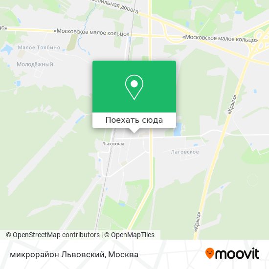 Карта микрорайон Львовский