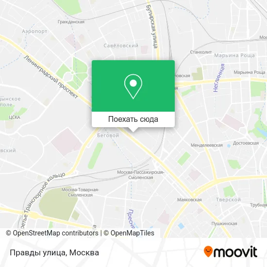 Карта Правды улица