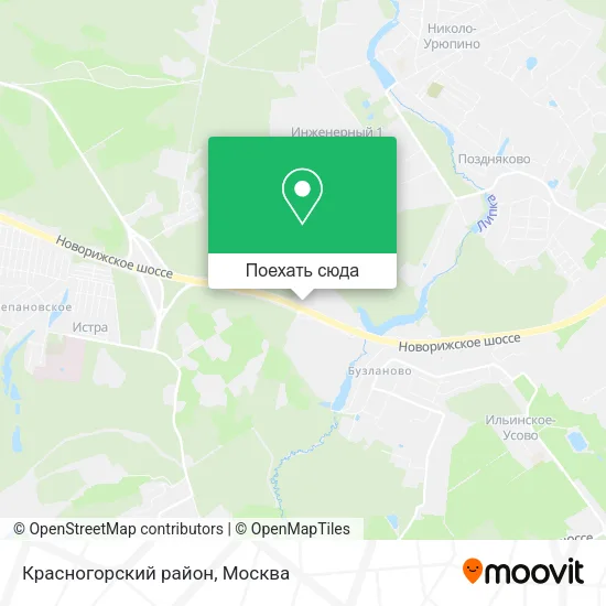 Карта Красногорский район