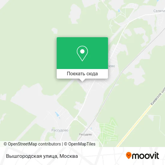 Карта Вышгородская улица