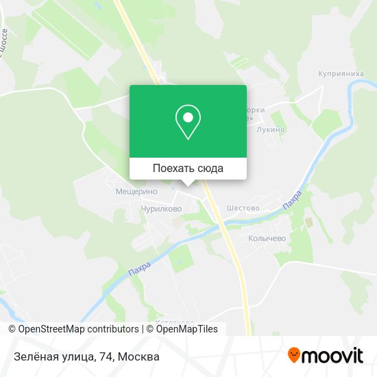 Карта Зелёная улица, 74