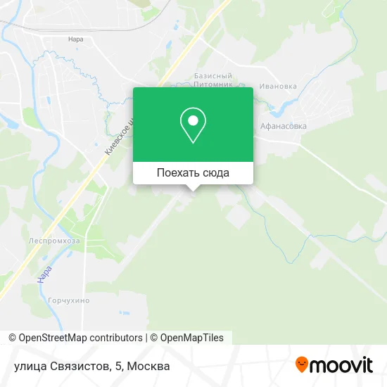 Карта улица Связистов, 5